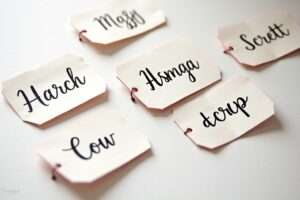 17 Namensschild personalisiert Ideen